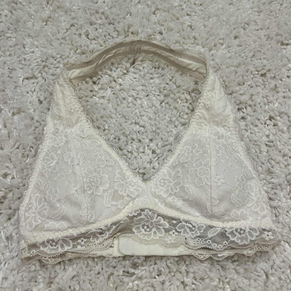 White Hollister Bralette